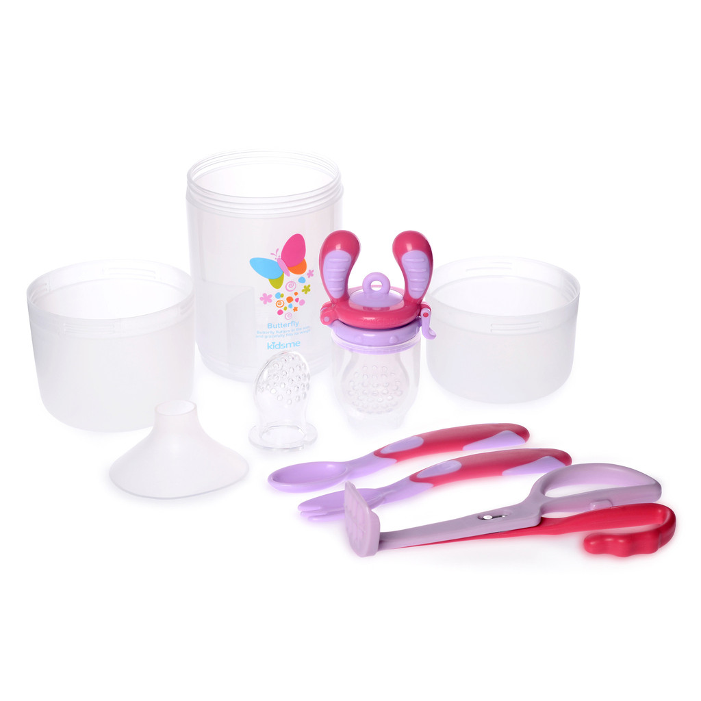 Baby Travel Set - Pink and Purple